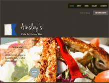 Tablet Screenshot of ainsleyslakeside.com